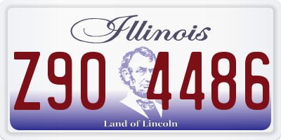 IL license plate Z904486