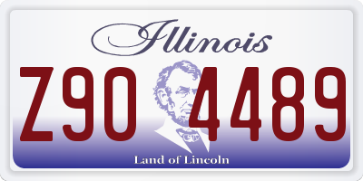 IL license plate Z904489
