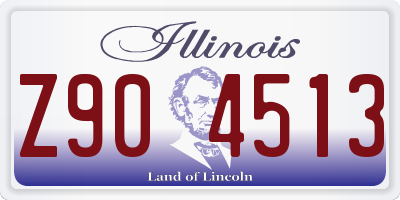 IL license plate Z904513