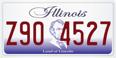 IL license plate Z904527