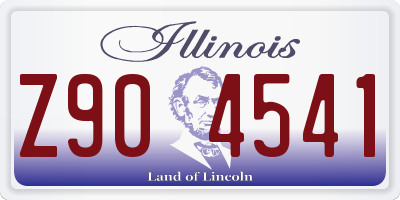 IL license plate Z904541