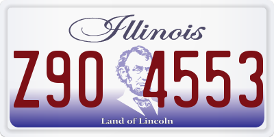 IL license plate Z904553