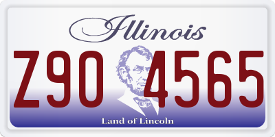 IL license plate Z904565