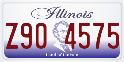 IL license plate Z904575