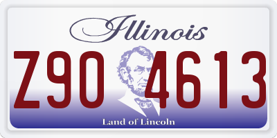 IL license plate Z904613