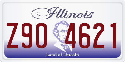 IL license plate Z904621