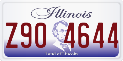 IL license plate Z904644