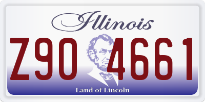 IL license plate Z904661