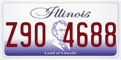 IL license plate Z904688