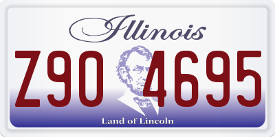 IL license plate Z904695