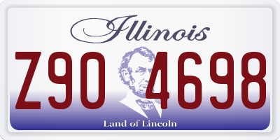 IL license plate Z904698