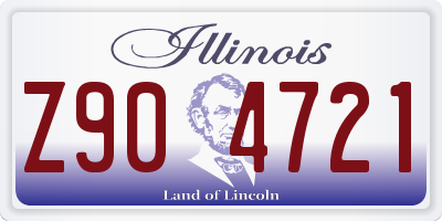 IL license plate Z904721