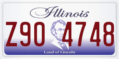 IL license plate Z904748