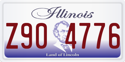 IL license plate Z904776