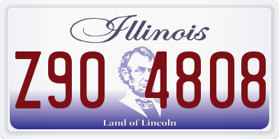 IL license plate Z904808