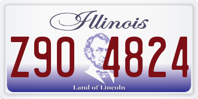 IL license plate Z904824