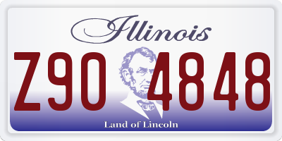 IL license plate Z904848