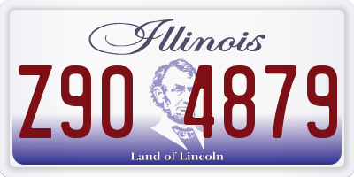 IL license plate Z904879