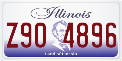 IL license plate Z904896