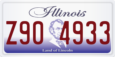 IL license plate Z904933