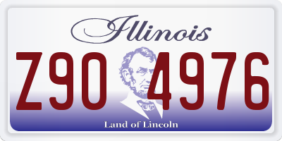 IL license plate Z904976