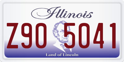 IL license plate Z905041