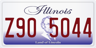IL license plate Z905044