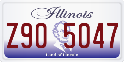 IL license plate Z905047