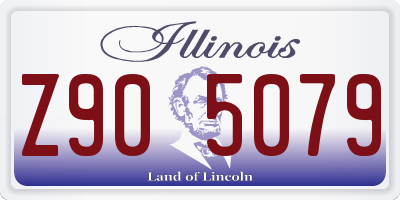 IL license plate Z905079