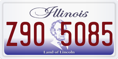 IL license plate Z905085