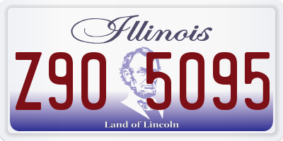 IL license plate Z905095
