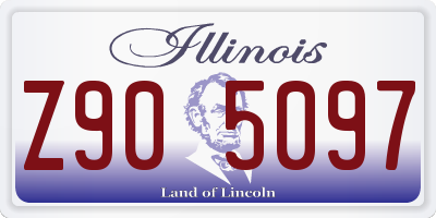 IL license plate Z905097