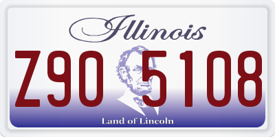 IL license plate Z905108
