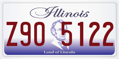 IL license plate Z905122