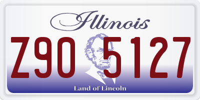 IL license plate Z905127