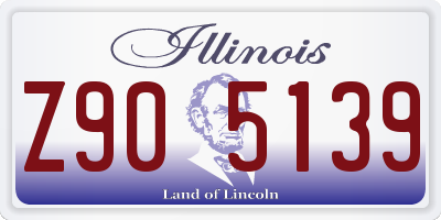 IL license plate Z905139