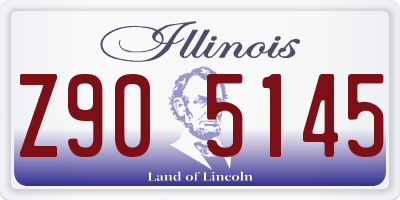 IL license plate Z905145