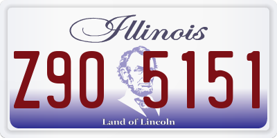 IL license plate Z905151