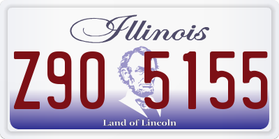IL license plate Z905155