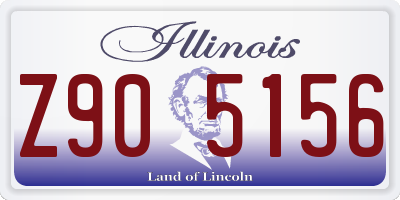 IL license plate Z905156