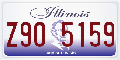 IL license plate Z905159