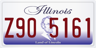 IL license plate Z905161