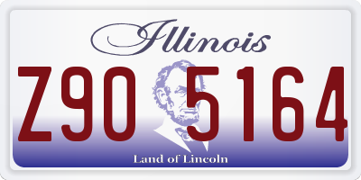 IL license plate Z905164