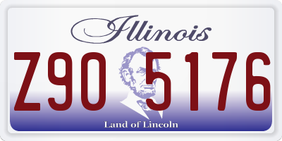 IL license plate Z905176