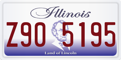 IL license plate Z905195