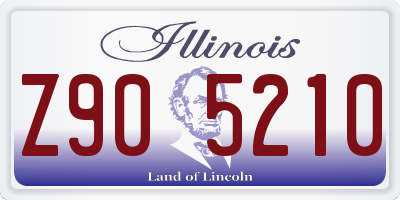 IL license plate Z905210