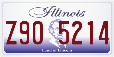 IL license plate Z905214