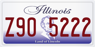 IL license plate Z905222