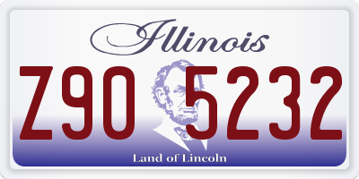 IL license plate Z905232