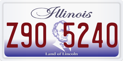 IL license plate Z905240